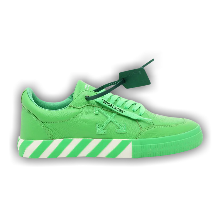 Size 11.0 Off-White Vulc Sneaker 'Lime Green'