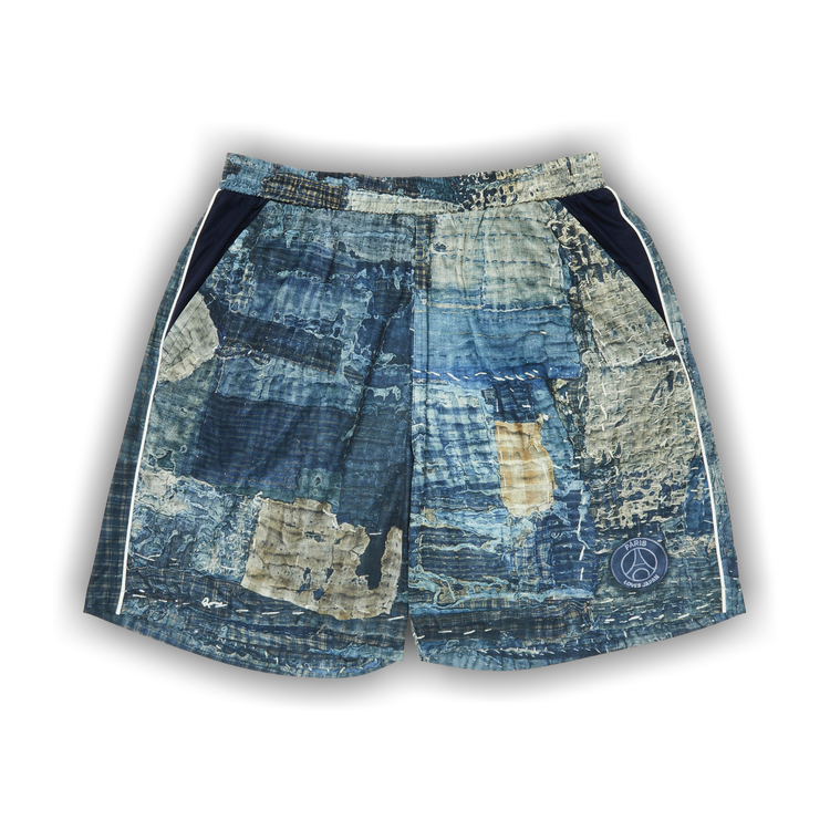 Buy Paris Saint- Germain x POGGYTHEMAN PLJ Boro Printed Shorts 'Navy' -  23031340000410 NAVY | GOAT