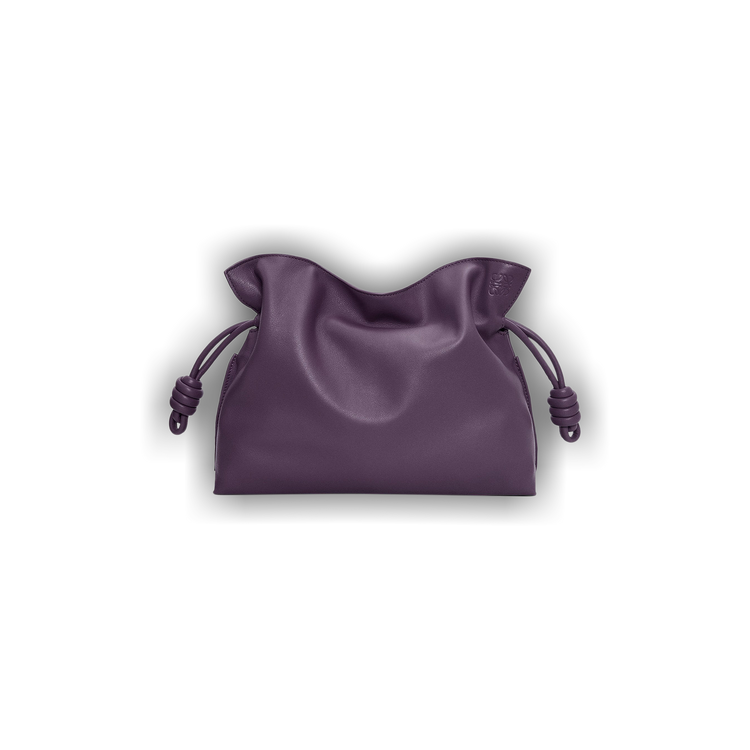 Buy Loewe Flamenco Clutch Bag 'Deep Aubergine' - A411FC1X62 9492