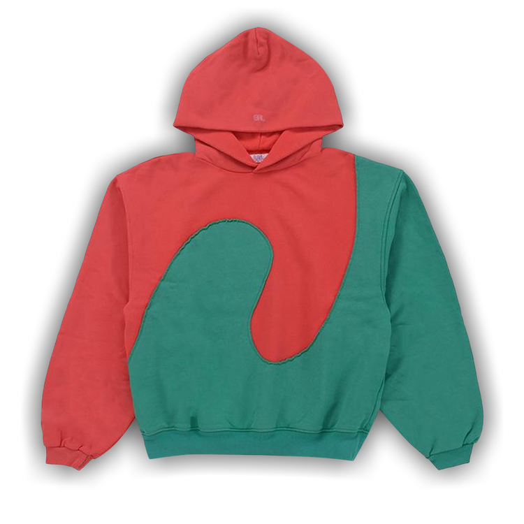 Buy ERL Swirl Hoodie 'Red/Green' - ERL05T017 1 RED | GOAT