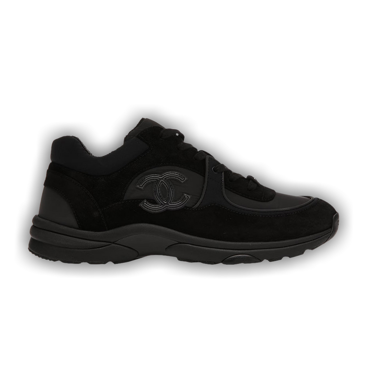 Chanel sneakers black sales