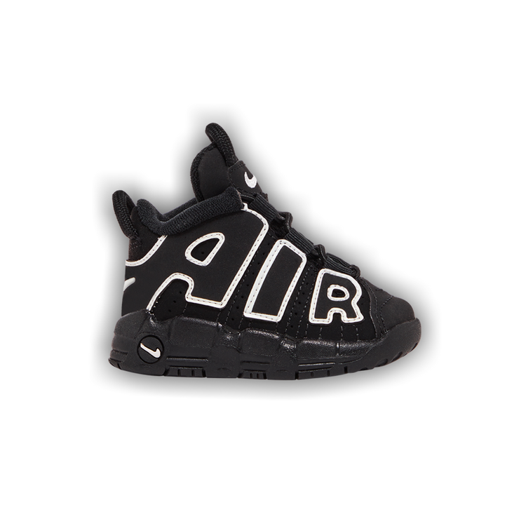 Nike Air More Uptempo GS \"BLACK/WHITE” Nike Air More Uptempo Black White for Sale | Authenticity