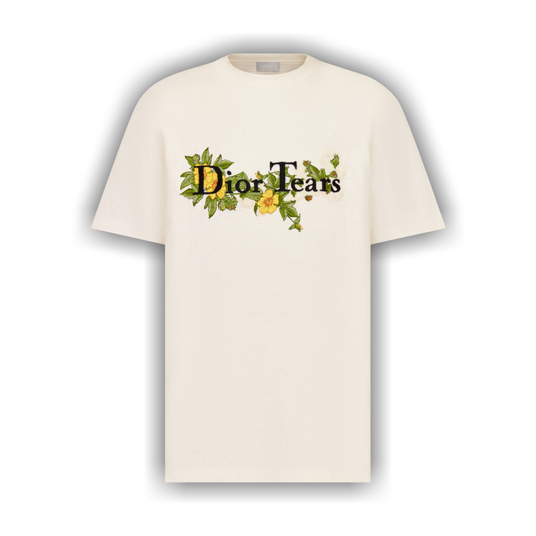 Buy Dior x Denim Tears T-Shirt 'White' - 393J696I0849 C089 | GOAT
