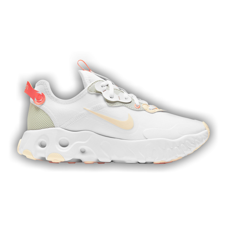 nike react art3mis white bright crimson
