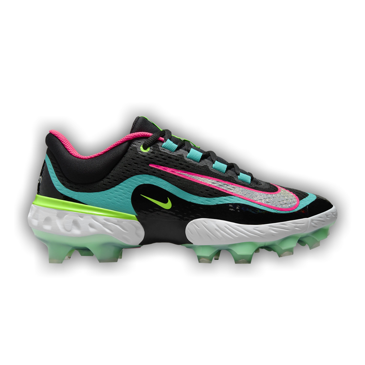 Buy Nike Alpha Huarache Elite 4 Low MCS 'Black Teal Pink' - FQ7724