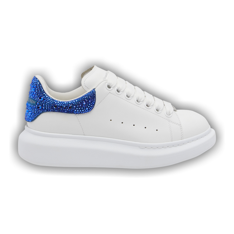 Alexander McQueen Oversized Sneaker 'Crystal Embellished - White Electric  Blue Crystal'