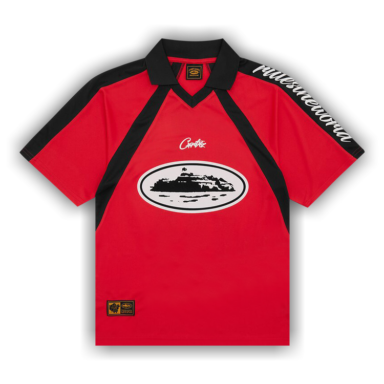Buy Corteiz Alcatraz Football Jersey 'Red' - 8127