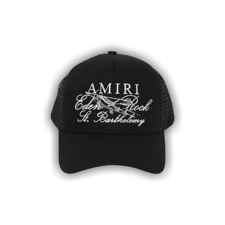 【オープニング大セール】 Buy Amiri Eden Rock Trucker Hat 'Black' - PF23MAH092 001 調味料・料理の素・油