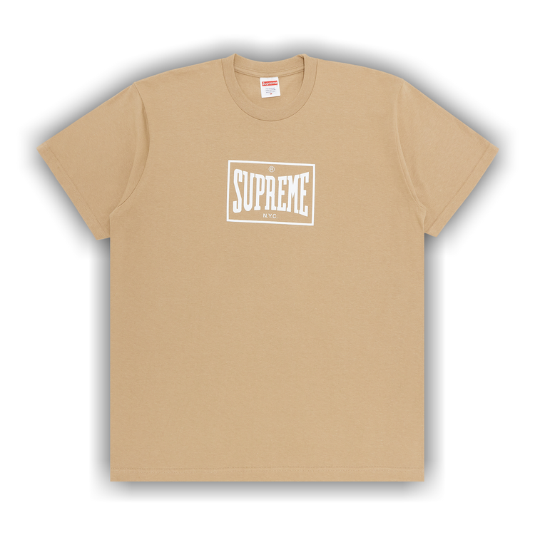 【Supreme】Varsity T-Shirt★Khaki★24SS★ Supreme Varsity Tee (SS24) - $40