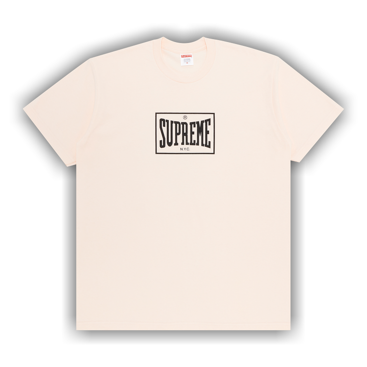 Buy Supreme Warm Up Tee 'Pale Pink' - FW23T31 PALE PINK | GOAT