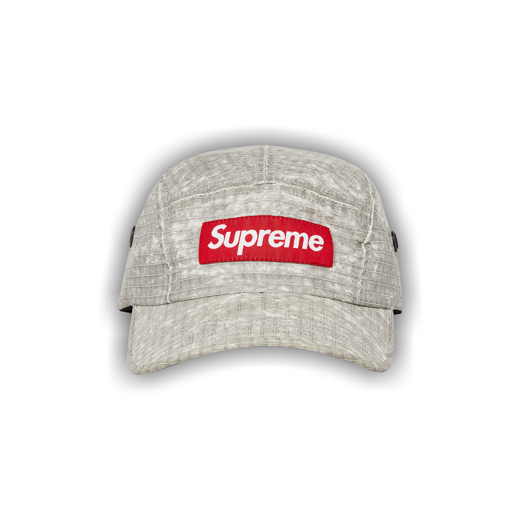 Buy Supreme Distressed Ripstop Camp Cap 'Stone' - FW23H70