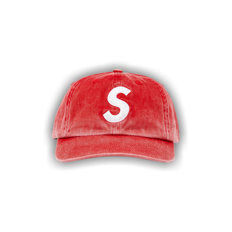 Buy Supreme Pigment Print S Logo 6-Panel 'Red' - FW23H108 RED | GOAT