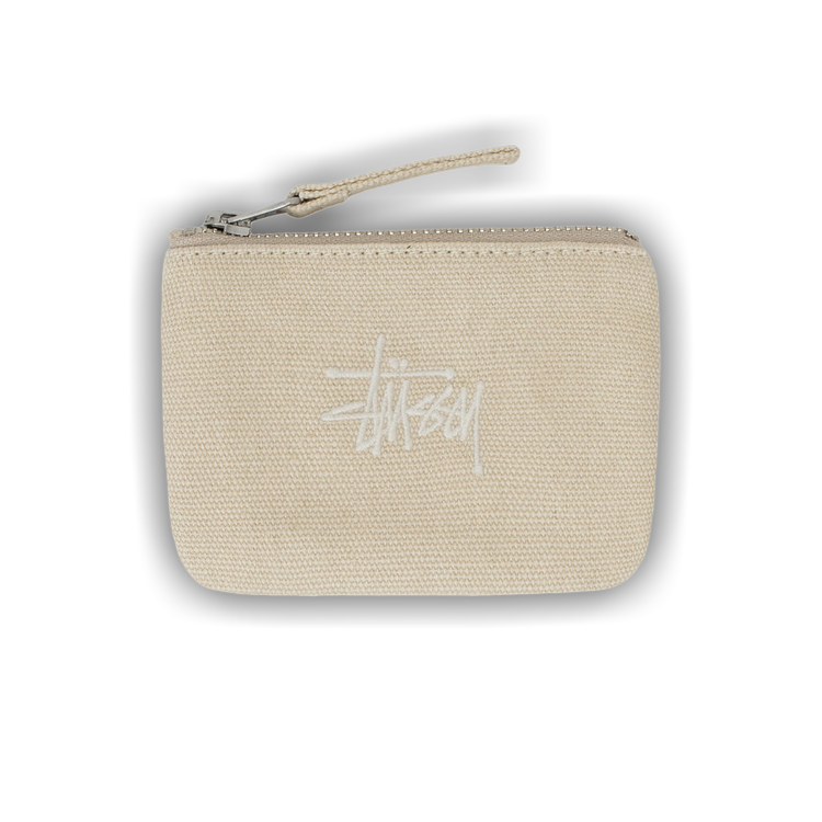 Buy Stussy Canvas Coin Pouch 'Natural' - 134256 NATU | GOAT