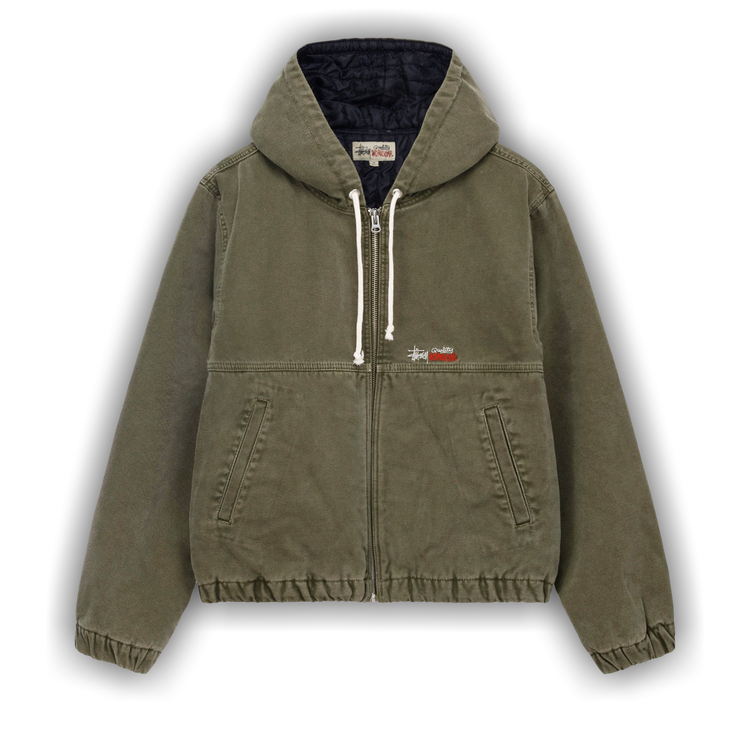 Buy Stussy Work Jacket 'Olive Drab' - 115716 OLIV | GOAT