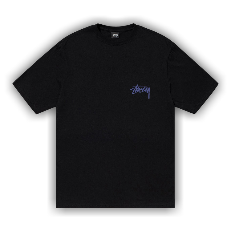 Buy Stussy Flower Bomb Tee 'Black' - 1904933 BLAC | GOAT