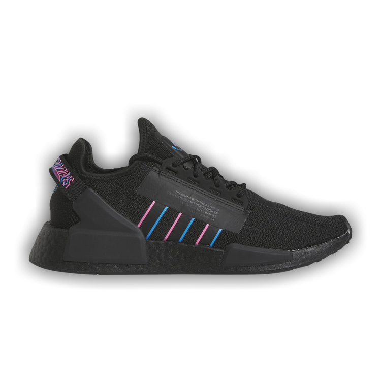 Adidas NMD R1 V2 Core Black/Pulse Blue/Pulse Magenta Men’s Size 8 $_12.JPG main image 2