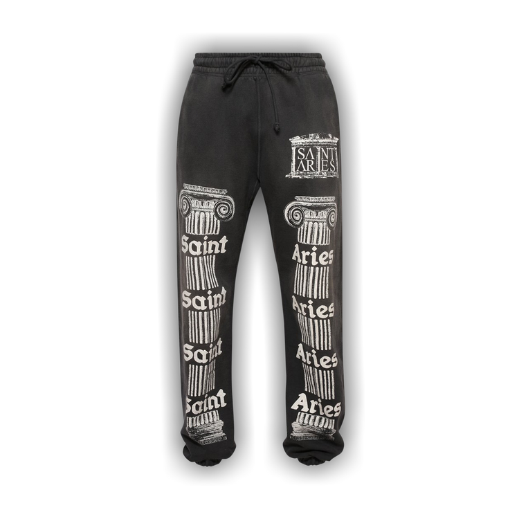 SAINT Mxxxxxx ARS-CRE SWT/ST ARIES BLACK サイズXL SM-A23-0000-C01 Buy SAINT Mxxxxxx Aries Sweatpants 'Black' - SM A23 0000 C04 | GOAT