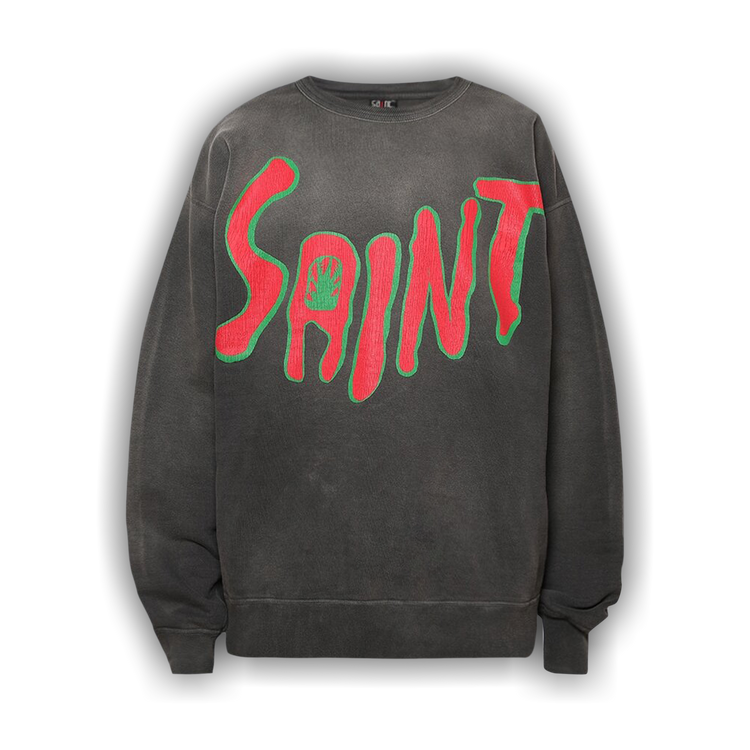 Buy SAINT Mxxxxxx MX6 Crewneck Sweatshirt 'Black' - SM A23 0000