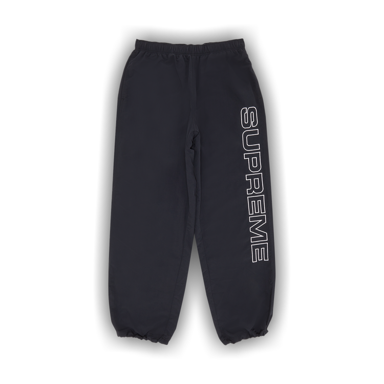 Buy Supreme Spellout Embroidered Track Pant 'Black' - FW23P99