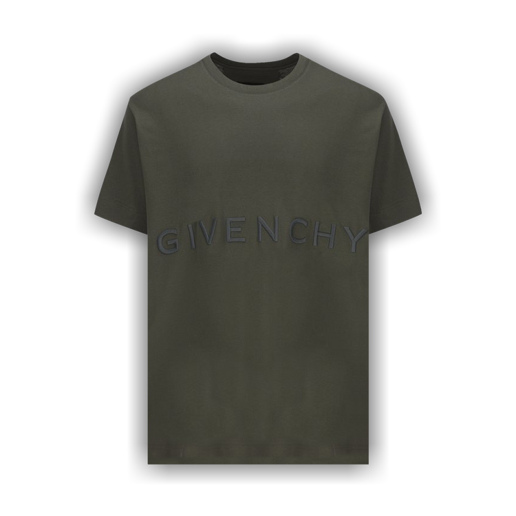 Buy Givenchy Embroidered Oversized T-Shirt 'Greyish Green