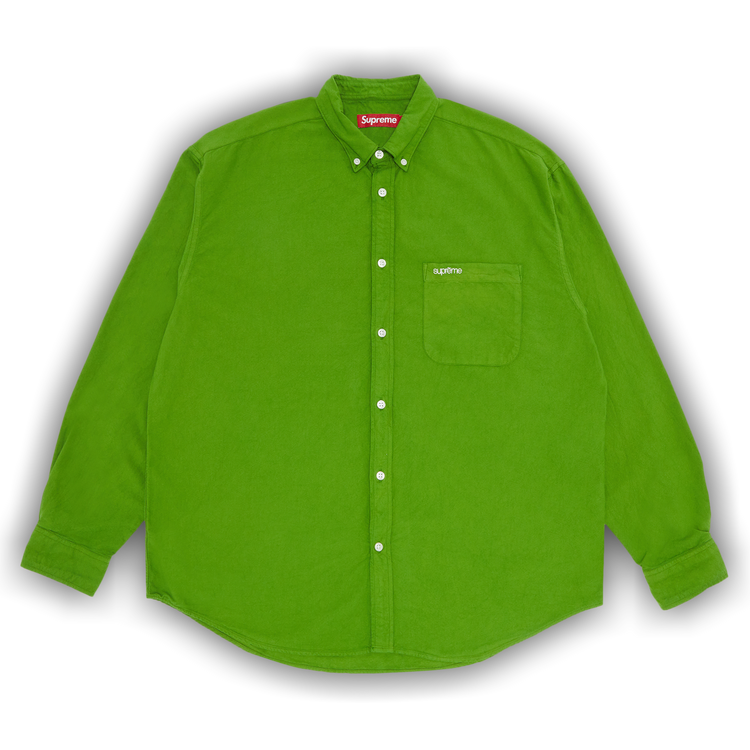 Buy Supreme Loose Fit Oxford Shirt 'Dyed Green' - FW23S3 DYED