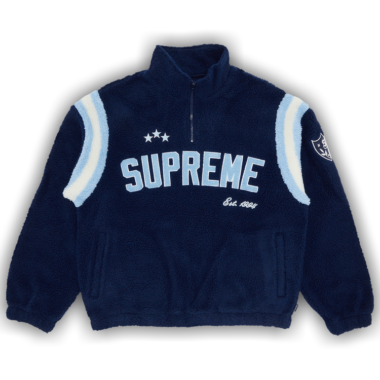 Buy Supreme Arc Half Zip Fleece Pullover Navy FW23J70 NAVY GOAT CA
