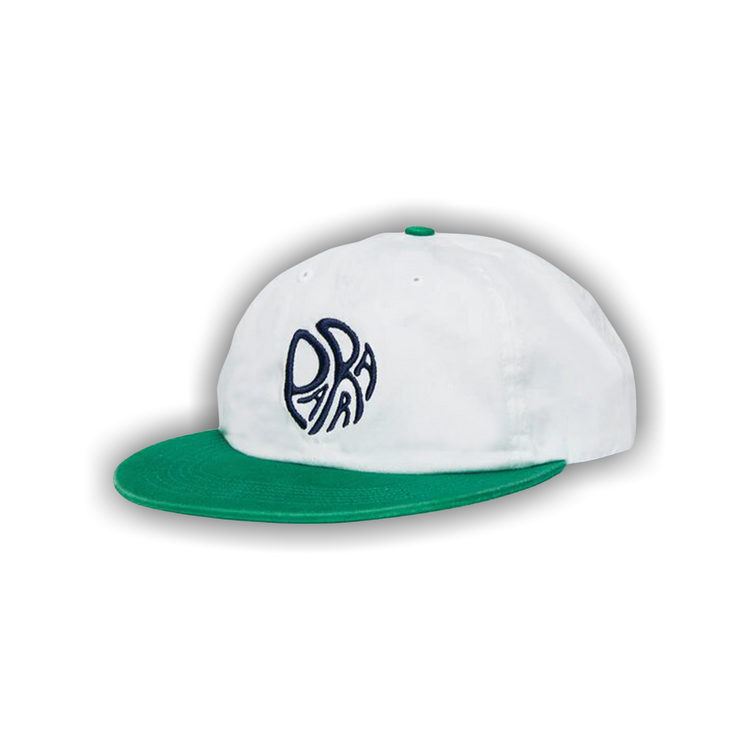 Buy Parra Circle Tweak Logo 6 Panel Hat 'Off White/Green