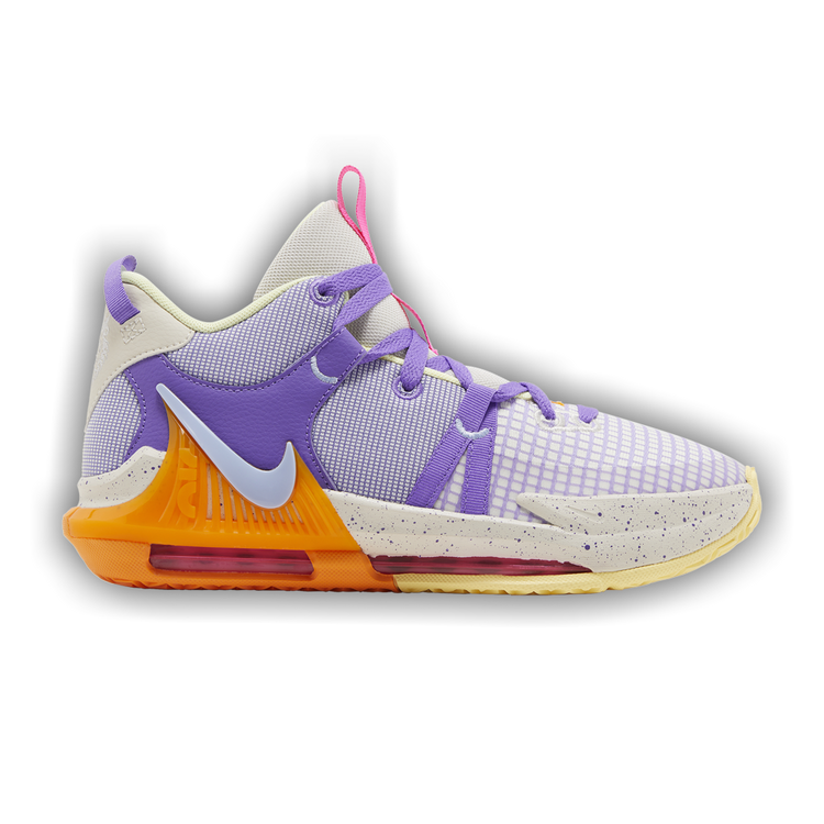 Buy LeBron Witness 7 GS Action Grape Vivid Orange DQ8650 101 GOAT