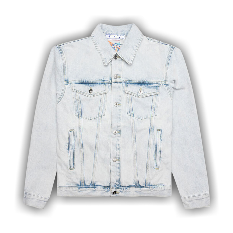最安 Buy Off-White Jacket Skate Denim Embroidered Graffiti ジャケット・アウター