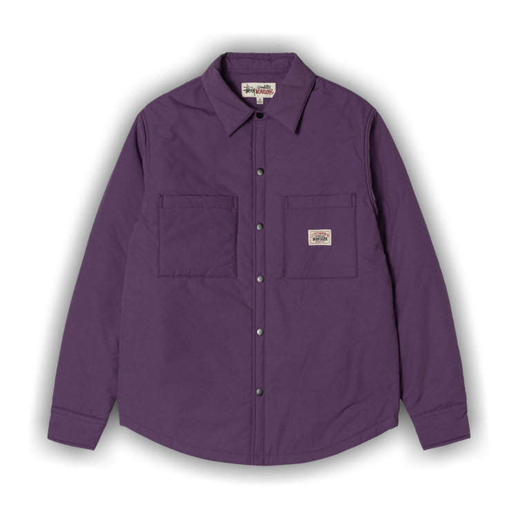Buy Stussy Padded Tech Over Shirt 'Purple' - 1110275 PURP