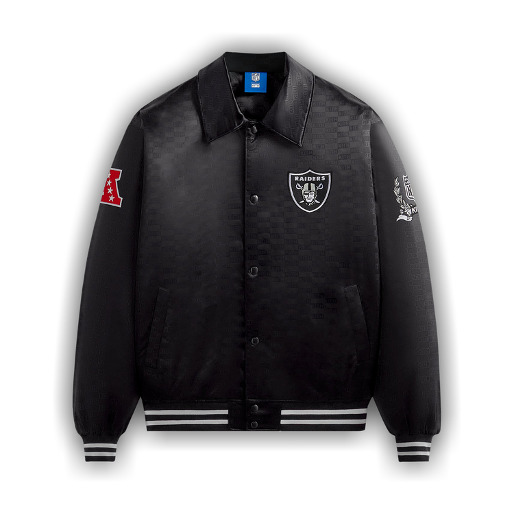 KITH×NFL Satin Bomber Jacket パンサーズ Kith for the NFL: Saints Satin Bomber Jacket - Black | Parallel