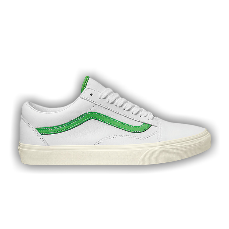 スニーカー ^VANS^ Old School Leather White Green VN000CR5WGR1 楽天市場】VANS バンズ スニーカー OLDSKOOL WHITE GREEN