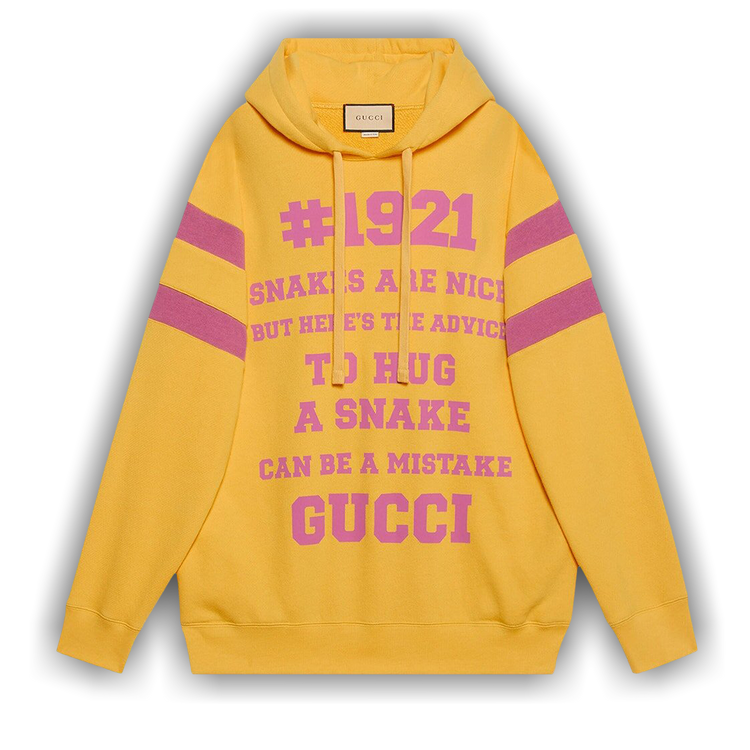 Buy Gucci 1921 Print Sweatshirt 'Honey Yellow' - 683276 XJD3E 7256