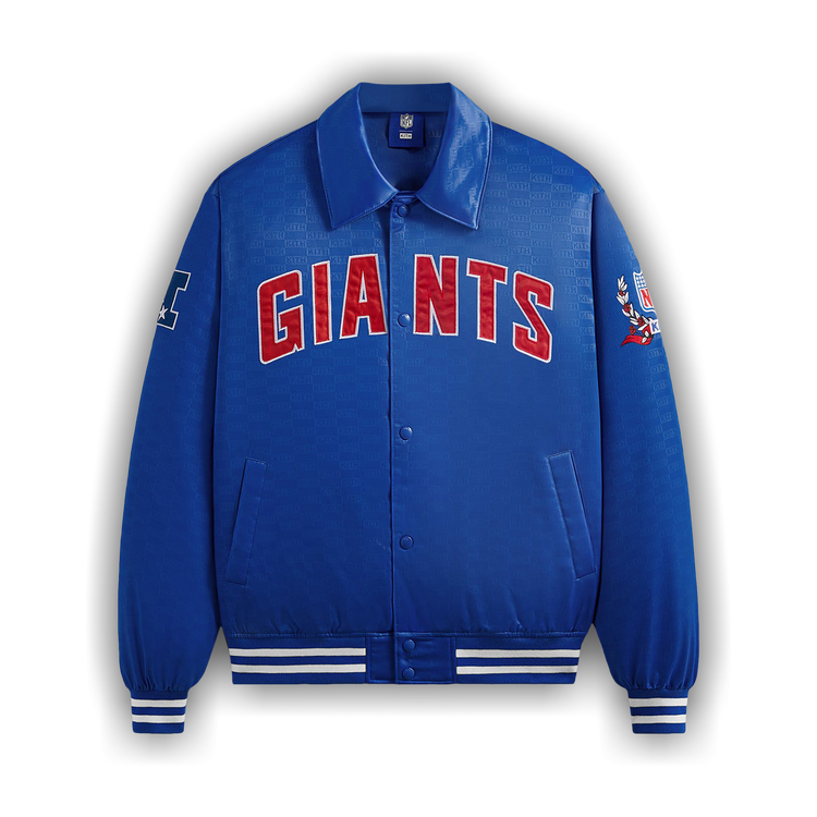 Buy Kith For The NFL: Giants Satin Bomber Jacket 'Current