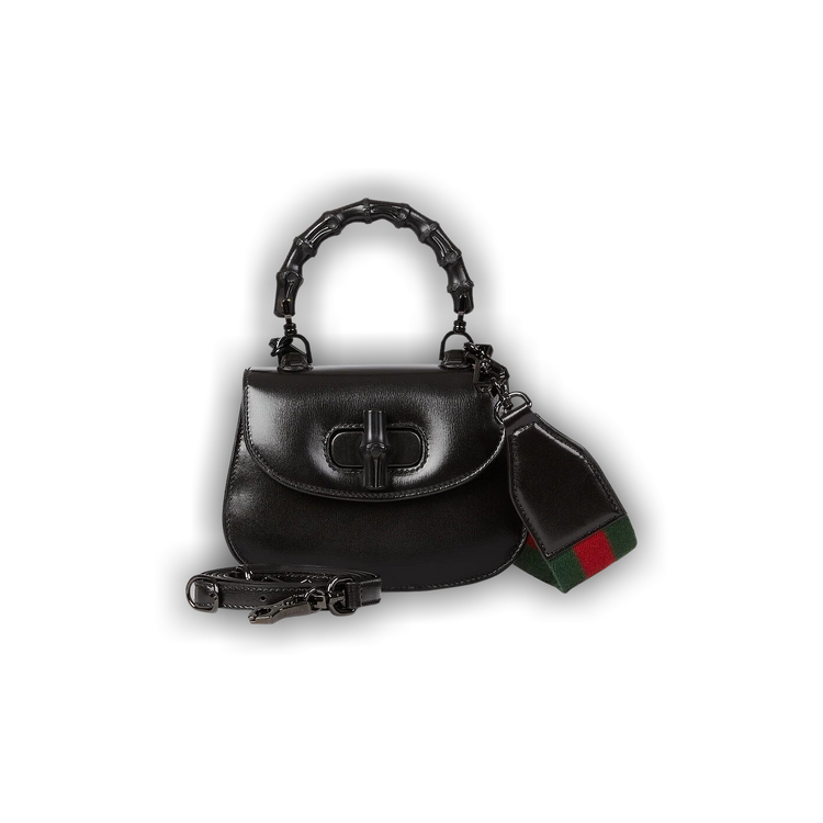 Buy Gucci Bamboo 1947 Mini Top Handle Bag 'Black' - 686864