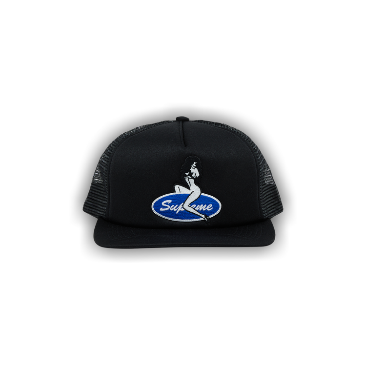 Buy Supreme Pin Up Mesh Back 5-Panel 'Black' - FW23H109