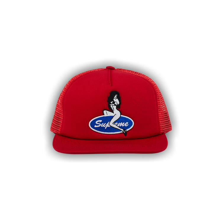 Buy Supreme Pin Up Mesh Back 5-Panel 'Red' - FW23H109 RED | GOAT