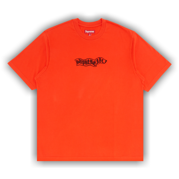 Buy Supreme Banner Short-Sleeve Top \'Orange\' - FW23KN93 ORANGE | GOAT
