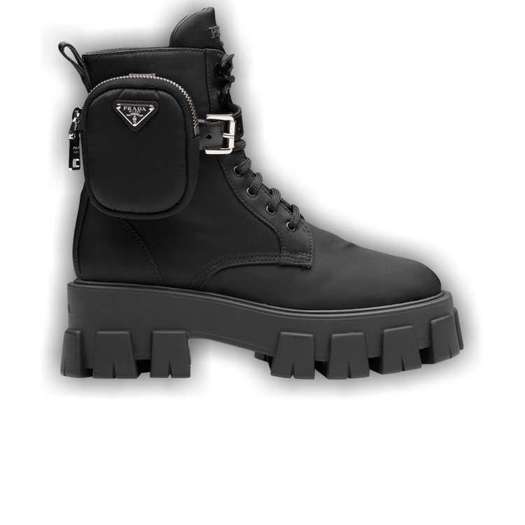 Prada boot with best sale bag