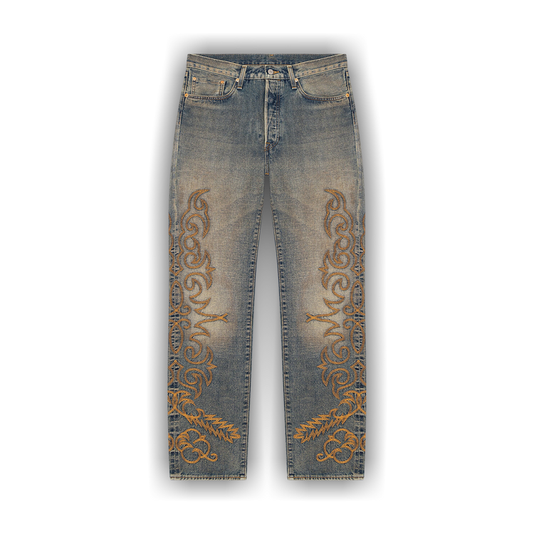 Buy Levi's x Denim Tears Western Stitch 501 Jeans 'Worn