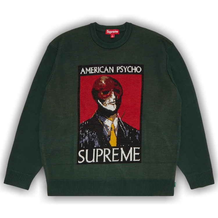 Buy Supreme American Psycho Sweater 'Green' - FW23SK43