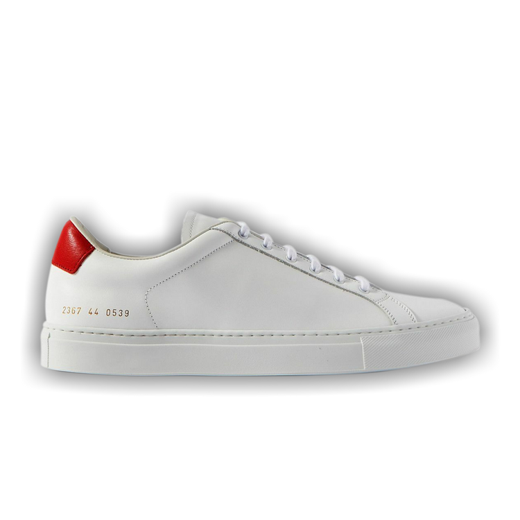 Buy Common Projects Retro Low White Red 2367 0539 GOAT