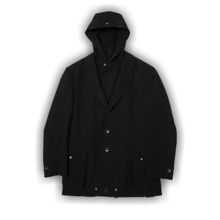 ジャケット・アウター Yohji Yamamoto Pour Homme HOODED COAT 1283850_00.png.png