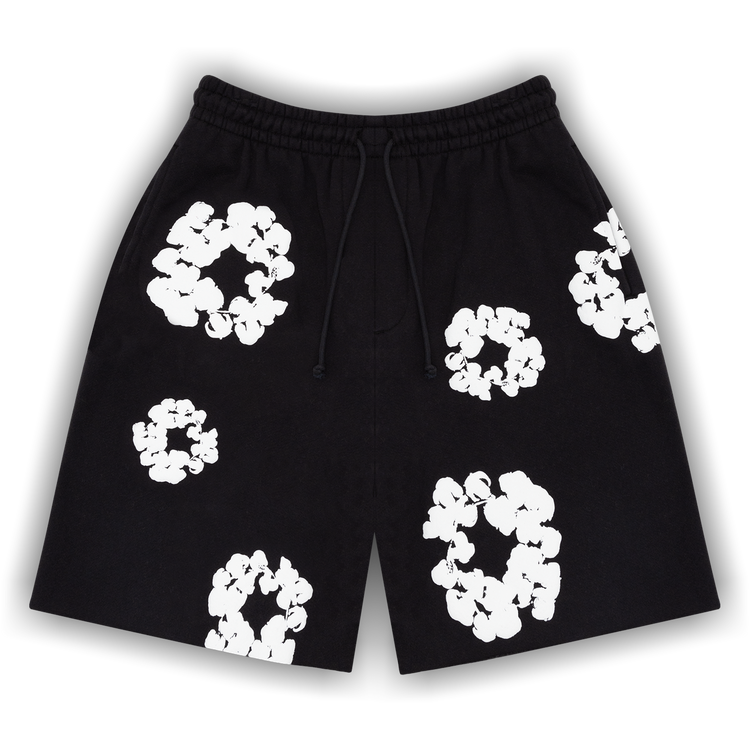 DENIM TEARS ショートパンツ S 黒 Denim Tears The Cotton Wreath ショートパンツ | ブラック