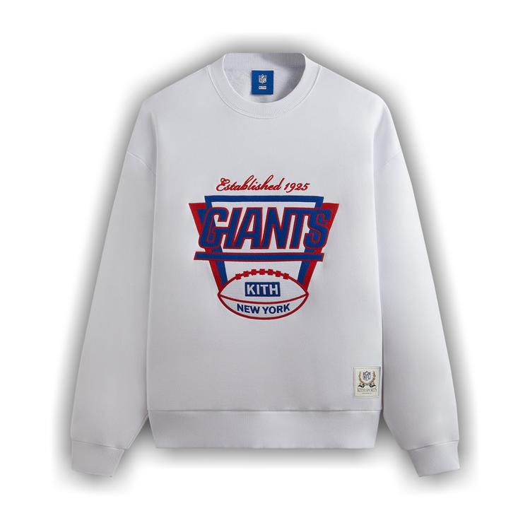 Buy Kith For The NFL: Giants 1925 Nelson Crewneck 'White