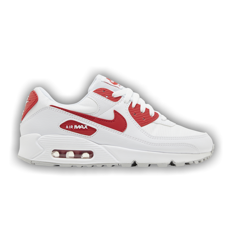 Buy Air Max 90 White University Red DX8966 100 GOAT