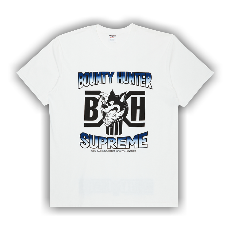 Buy Supreme x Bounty Hunter Wolf Tee 'White' - FW23T1 WHITE | GOAT IT