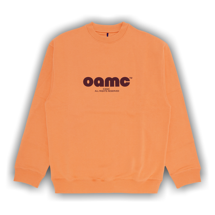 Size m OAMC Palms Crewneck 'Copper'