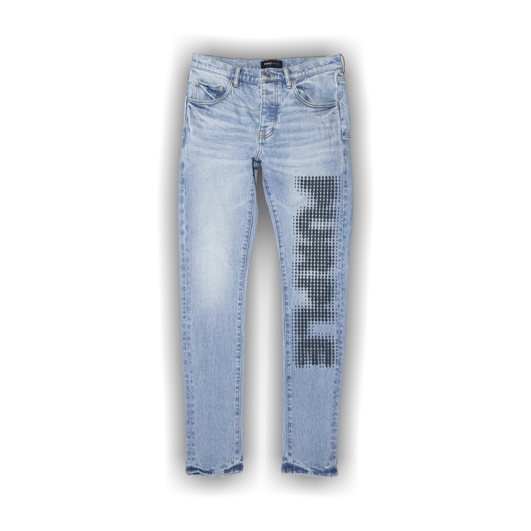 福袋特集 2024 BRAND PURPLE Buy Halftone Indigo 'Light Jeans Wordmark 絵画