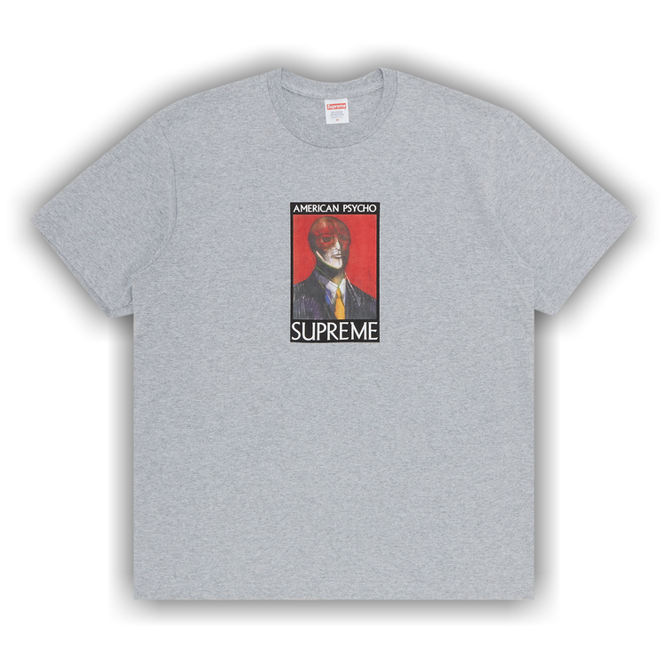 Buy Supreme American Psycho Tee 'Heather Grey' - FW23T15 HEATHER GREY | GOAT